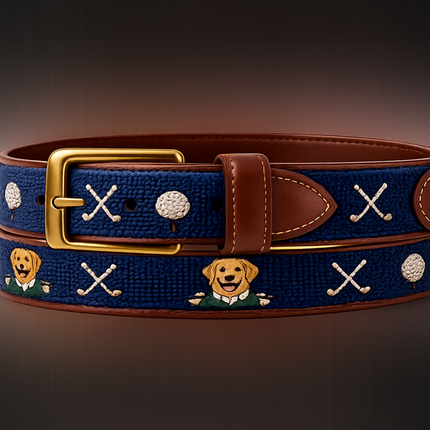 Needlepoint Belt